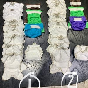 Kissaluv Newborn Fitted Fleece Diapers